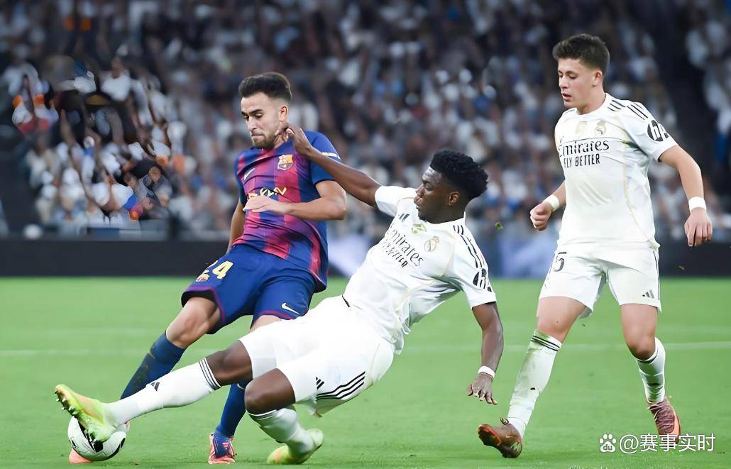 西甲第10轮！皇马2-1巴萨，终结国家德比四连败